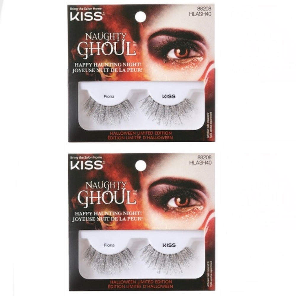 ✌🏼3/$30✌🏼Limited Edition Kiss Lashes - Naughty Ghoul Fiona Glitter (88208)